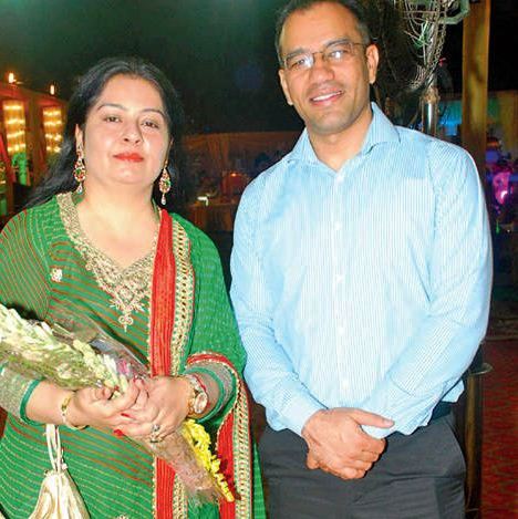 IPS Navniet Sekera with wife Puja Sekera