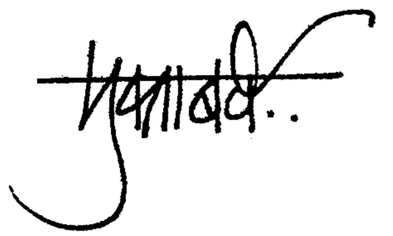 Mukta Barve Signature