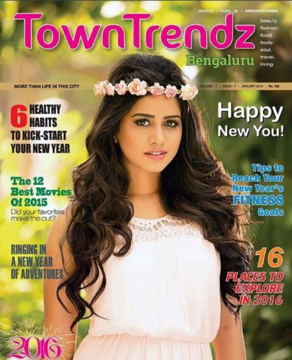 Nabha Natesh Featured on a Magazine Cover