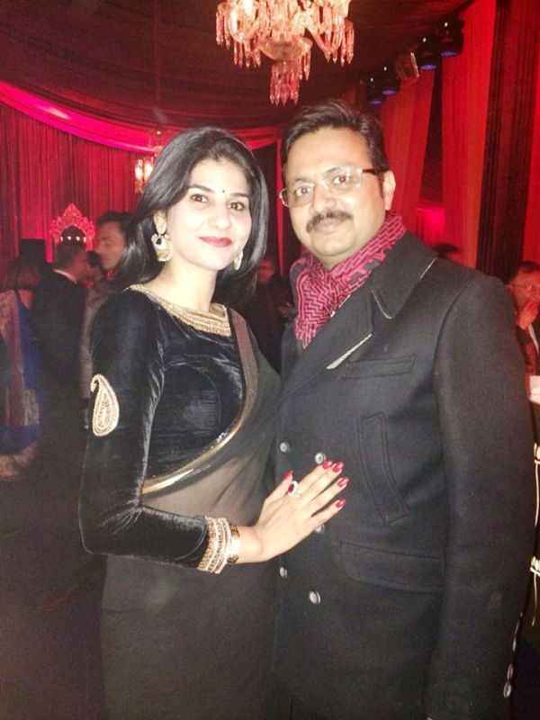 Shobhna Yadav With Her Husband