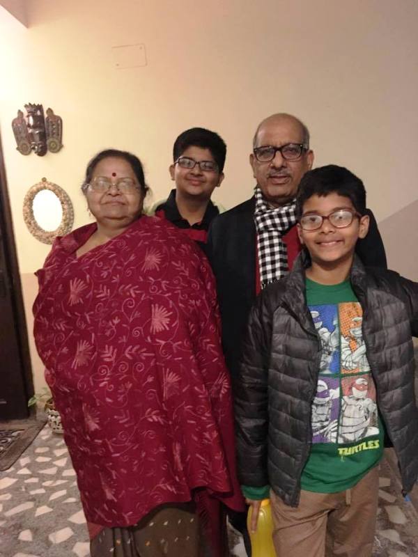 Sumit Awasthi's Parents and Sons