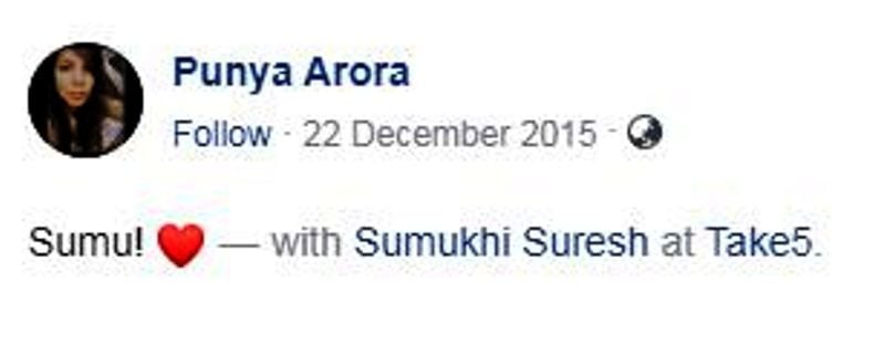 Sumukhi Suresh's Nickname
