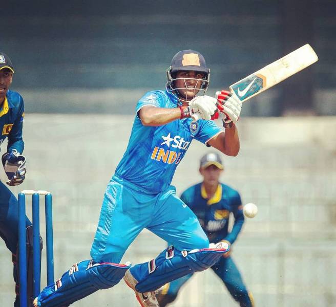 Virat Singh in action vs Sri Lanka match