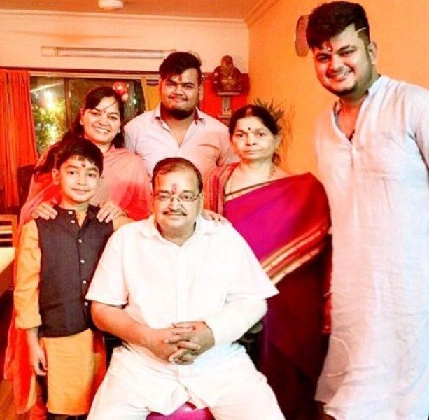 Vishal Mishra with his Family