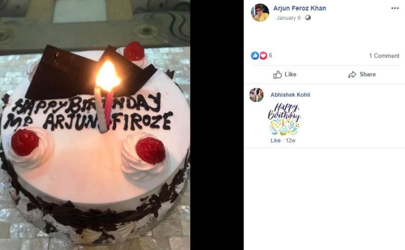 Arjun Firoz Khan Birthday