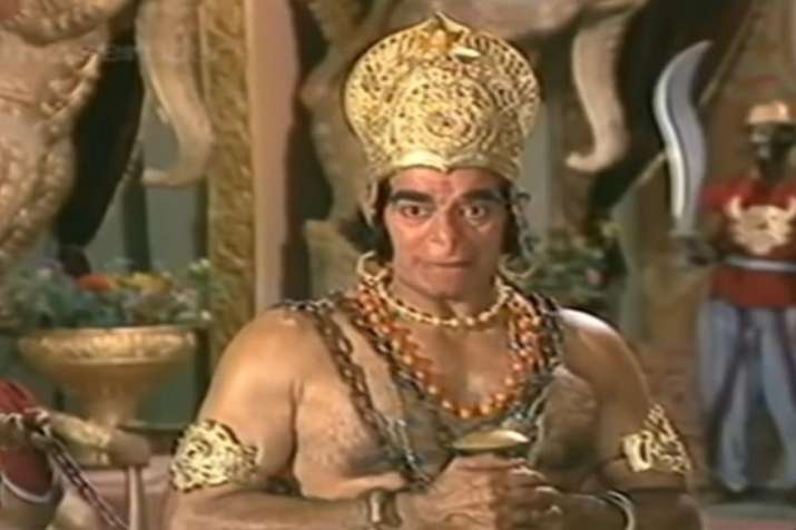 Dara Singh as Hanuman in Ramayan