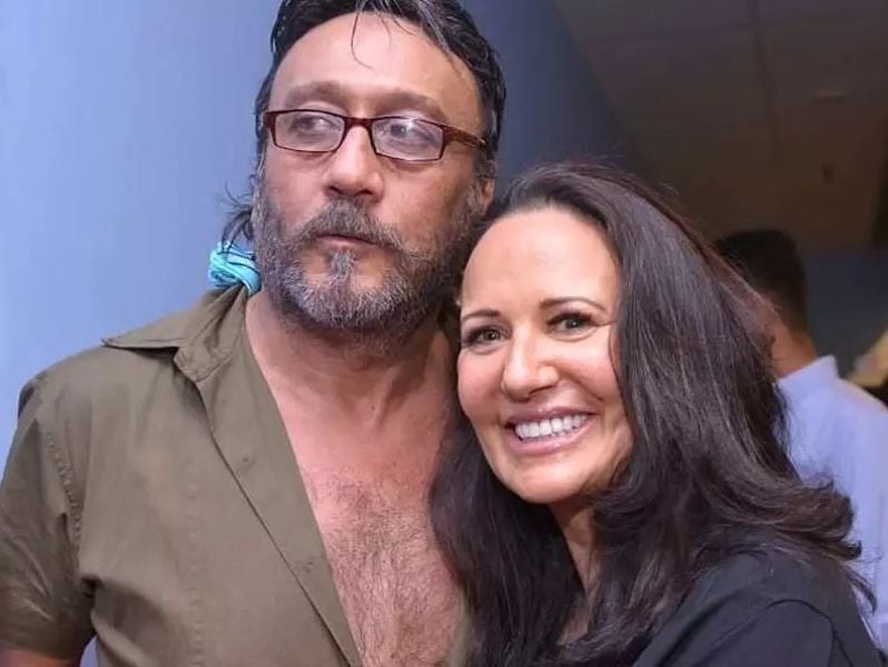 Jackie Shroff With His Wife Ayesha
