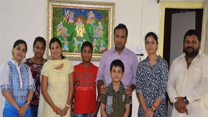 Lav Agarwal With His Family