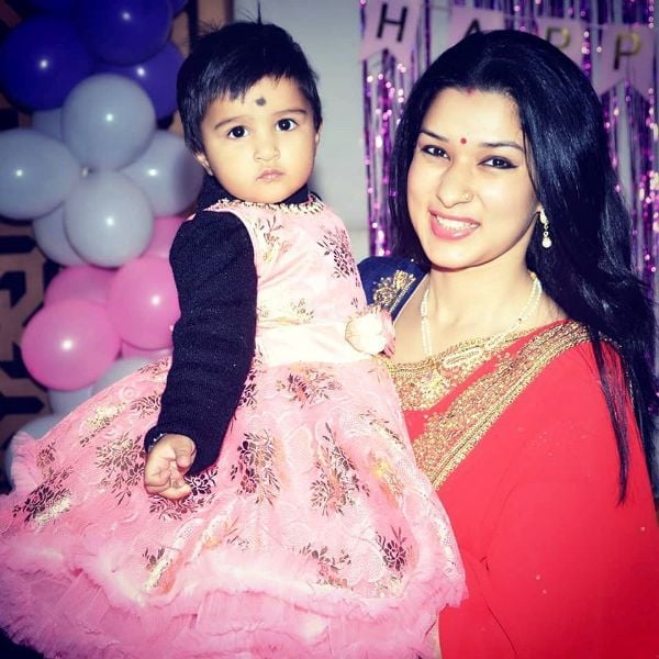 Meenakshi Joshi With Her Daughter