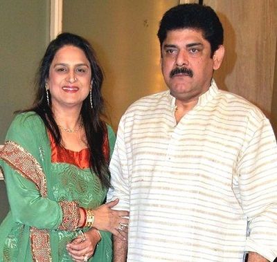 Pankaj Dheer with his wife