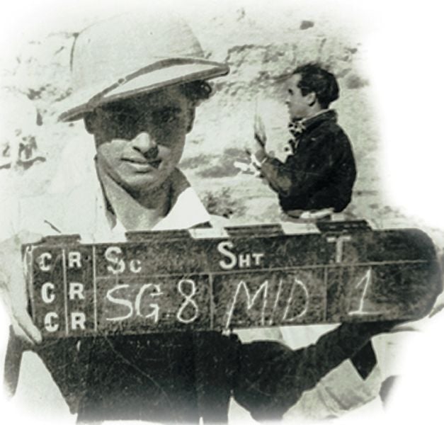 Ramanand Sagar on the Sets of a Film