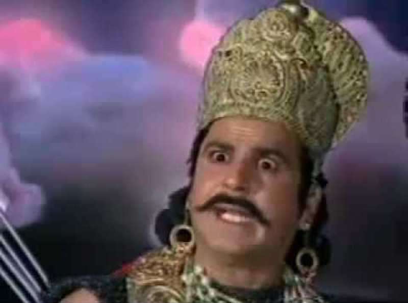Vijay Arora as Meghnad in Ramayan