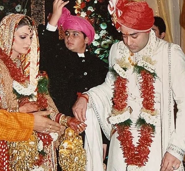 Wedding Photo of Bharat Sahni and Riddhima Kapoor