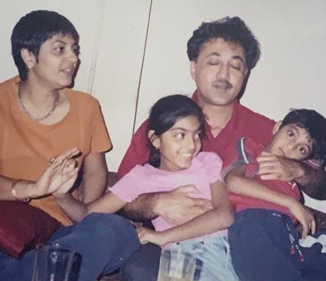 Zayn Marie Khan with her family