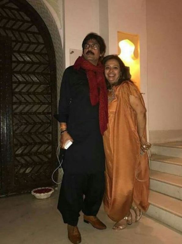 Prateek Trivedi With His Wife