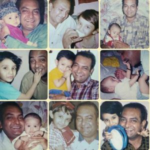 Shahnawaz Pradhan with his daughter