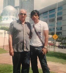 Sonu Sood with his father