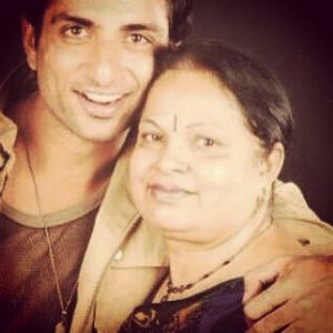 Sonu Sood with his mother