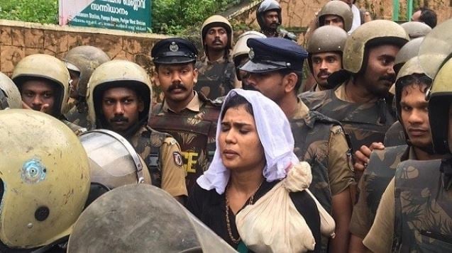 Activist Fathima walks out of Sabarimala