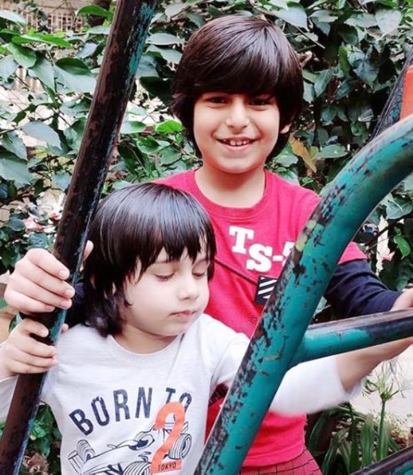 Pratyaksh Panwar With His Younger Brother