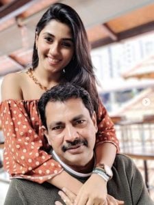 Ragini Chandran with her father