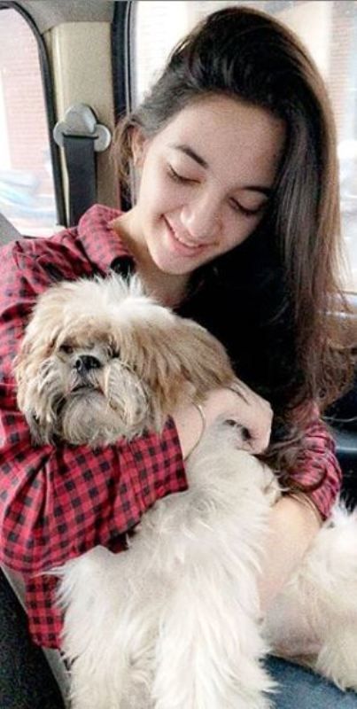 Siya Kakkar With Her Pet Dog