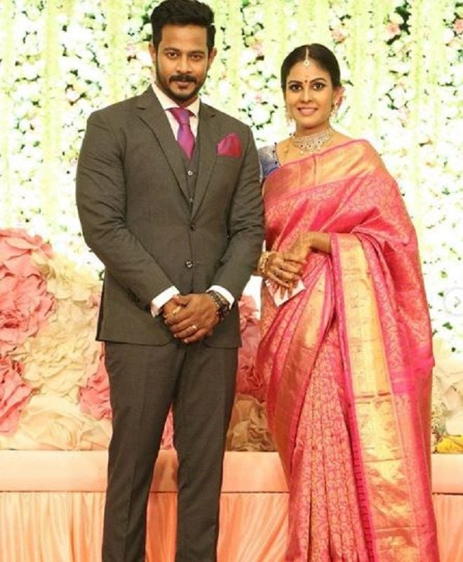 Chandini Tamilarasan With Her Husband
