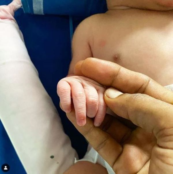 Hardik Pandya shared on his Instagram that he was blessed with a baby boy