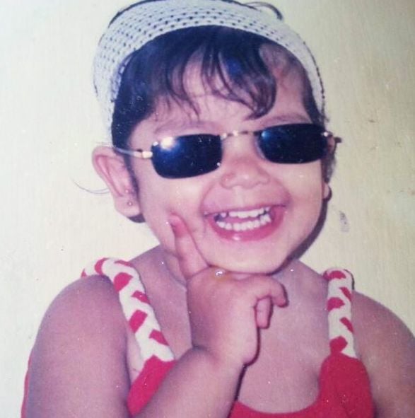 Priyanka Jain in childhood
