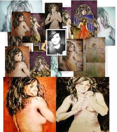 nude paintings by Mushaal Mullick