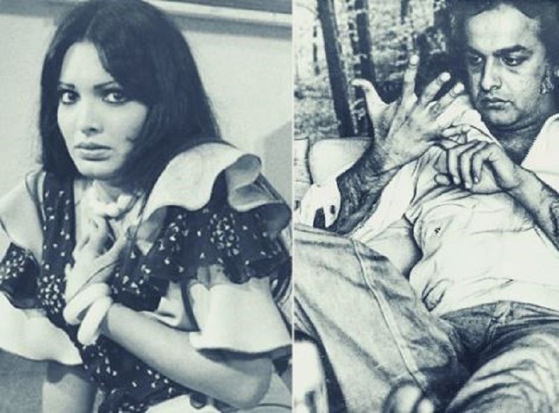 A Cropped Picture of Parveen Babi and Mahesh Bhatt
