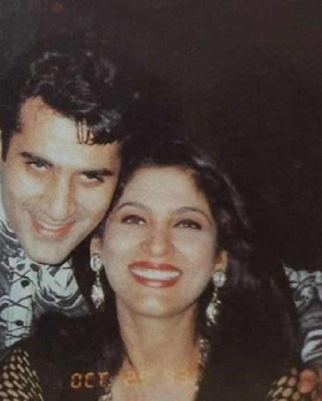 Parmeet Sethi and Archana Puran Singh in 1993