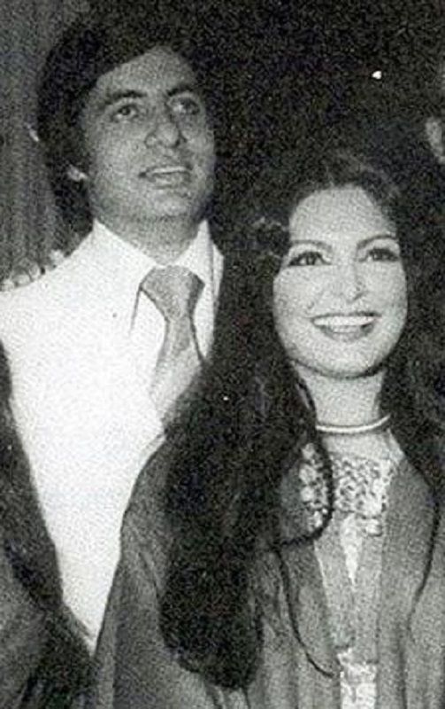 Parveen Babi and Amitabh Bachchan