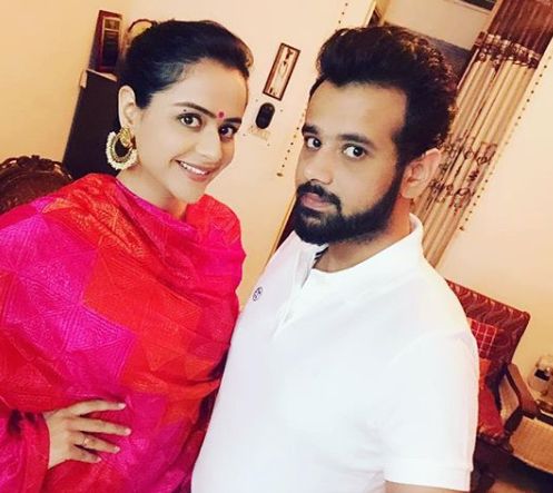 Prachi Tehlan with her brother