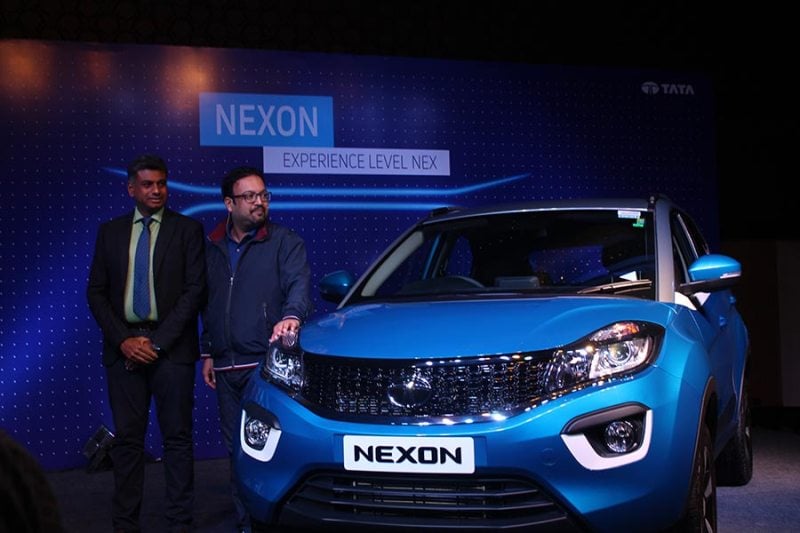 Pratap Bose at the launch event of Tata Nexon