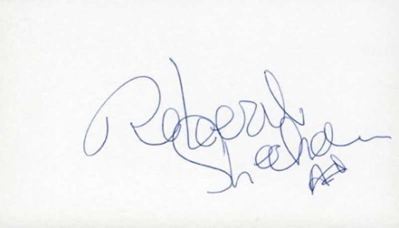 Robert Sheehan's Autograph