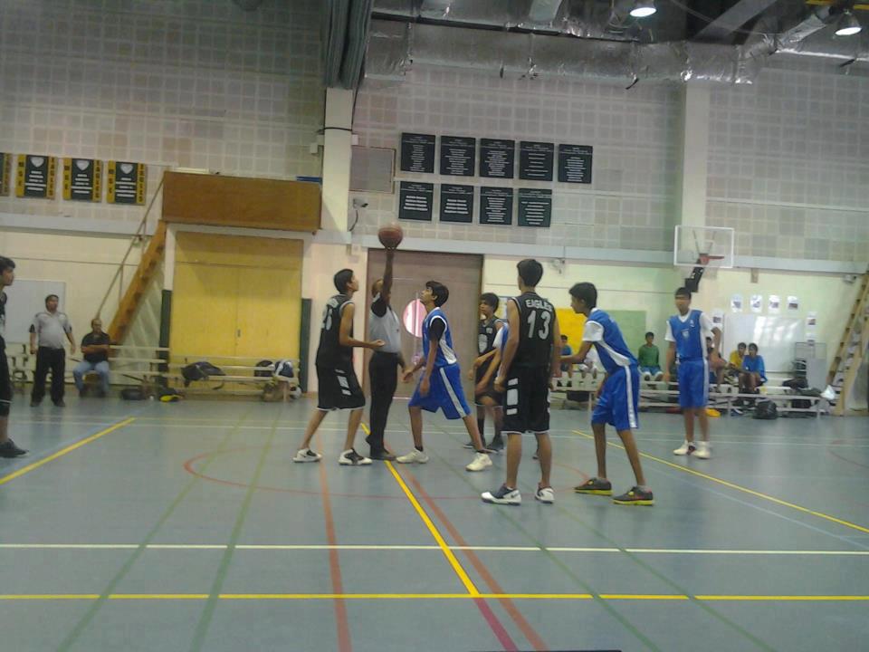 Showik Chakraborty played basketball
