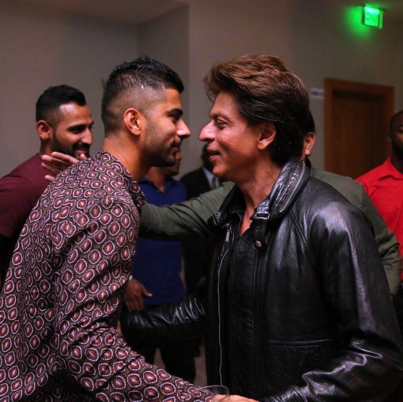 Ali Khan with Shah Rukh Khan