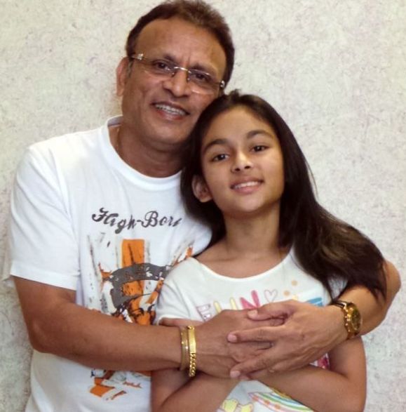 Annu Kapoor with his daughter