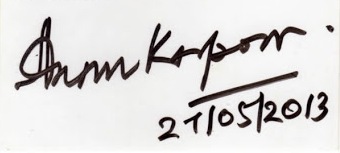 Annu Kapoor's signature
