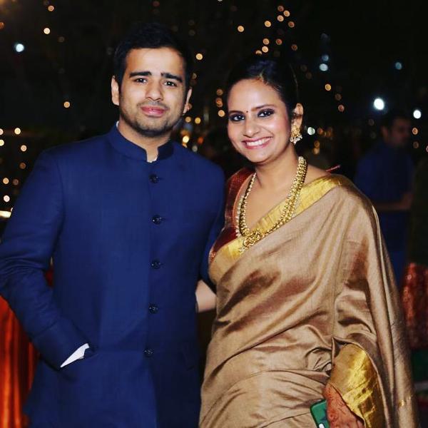 Gaurav Kapoor with his wife Shreya Sharma