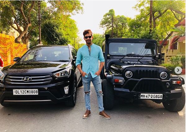 Sahil Uppal with his cars