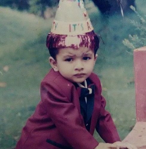 Saurav Kishan's Childhood Picture