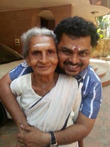 Surya Kiran With His Grandmother