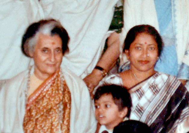 Suvra along with the former Prime Minister of India Indira Gandhi