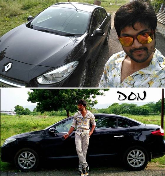 Syed Sohel Ryan with his car 