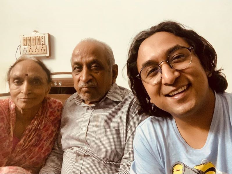 Appurv Gupta's parents