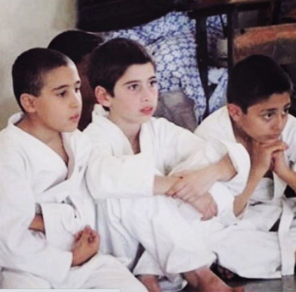 Kevin Almasifar during his first martial arts tournament
