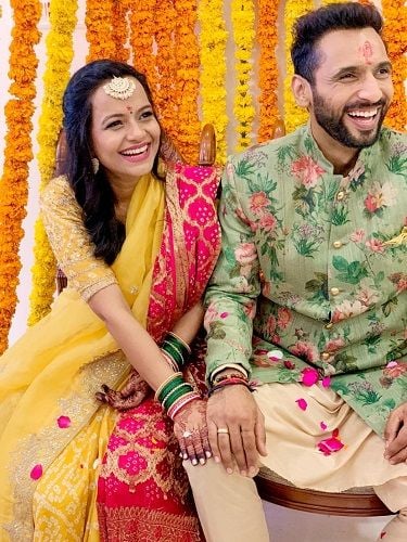 Nidhi Moony Singh With Her Fiance Punit Pathak