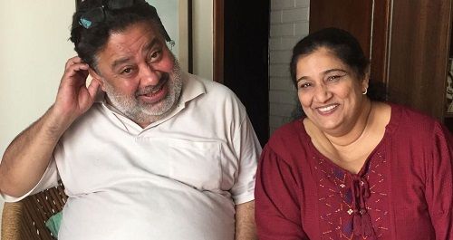 Seema Pahwa With Manoj Pahwa